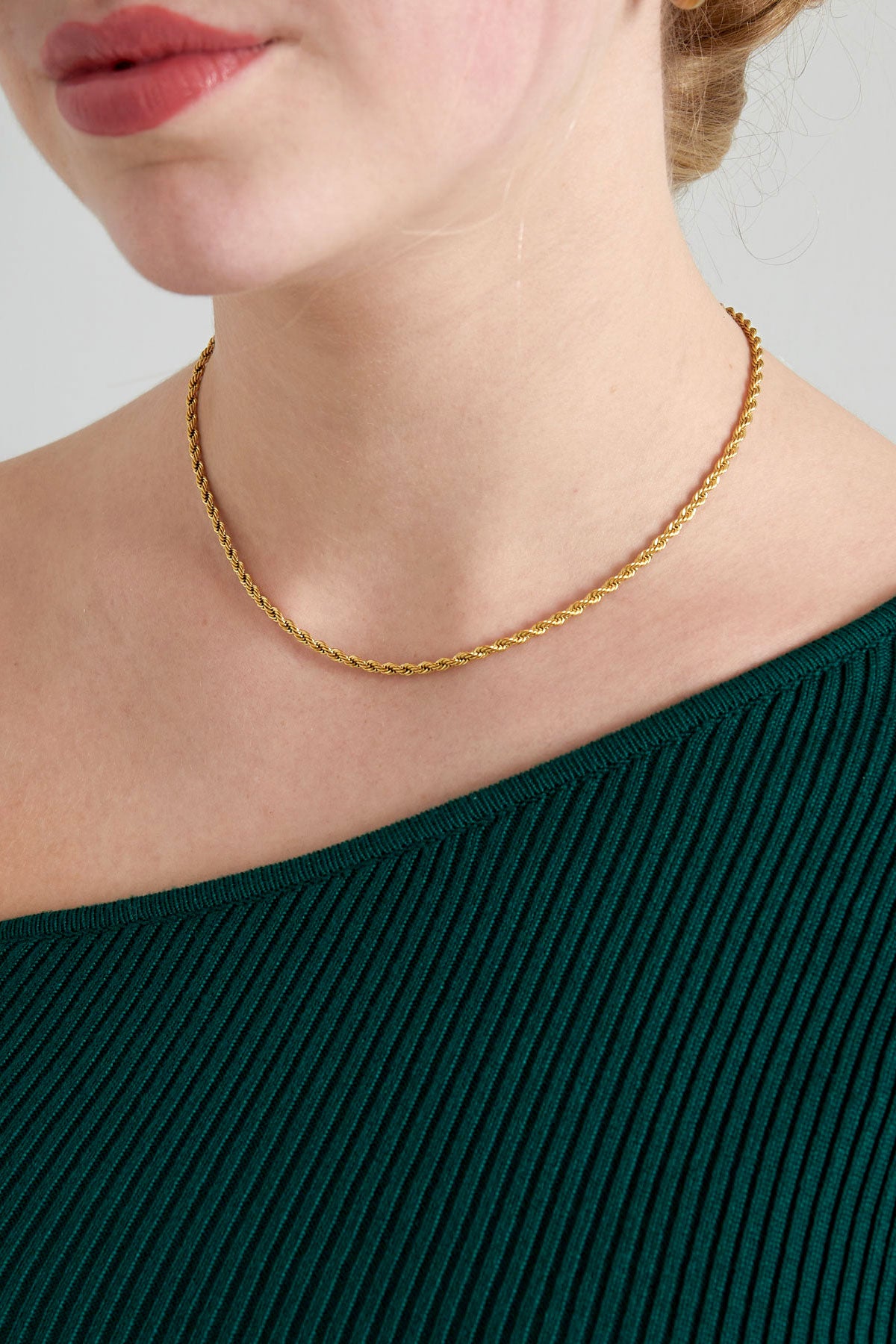 "Twisted" Necklace Gold