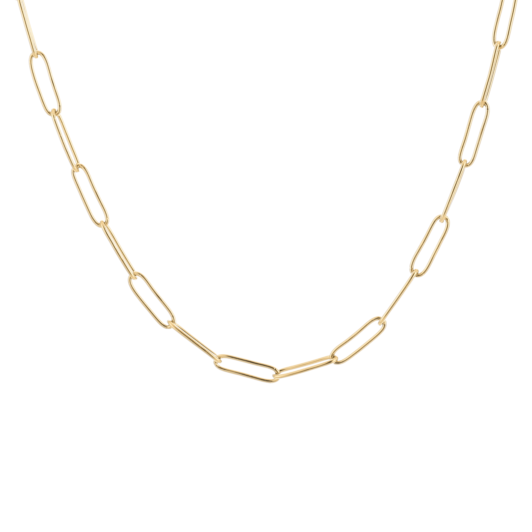 Chained necklace stainless steel gold | Design your own