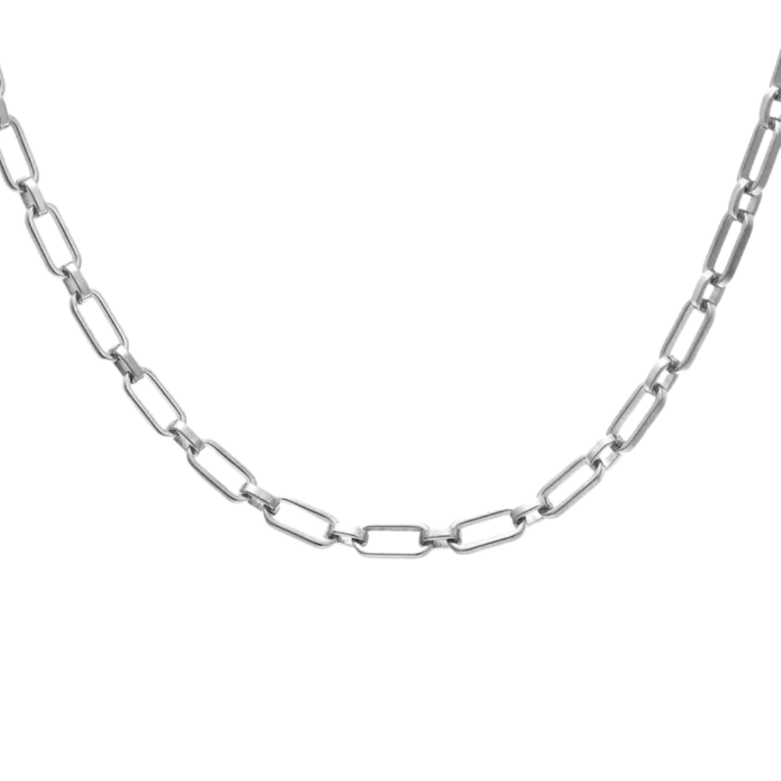 Chained ketting stainless steel zilver | Design your own