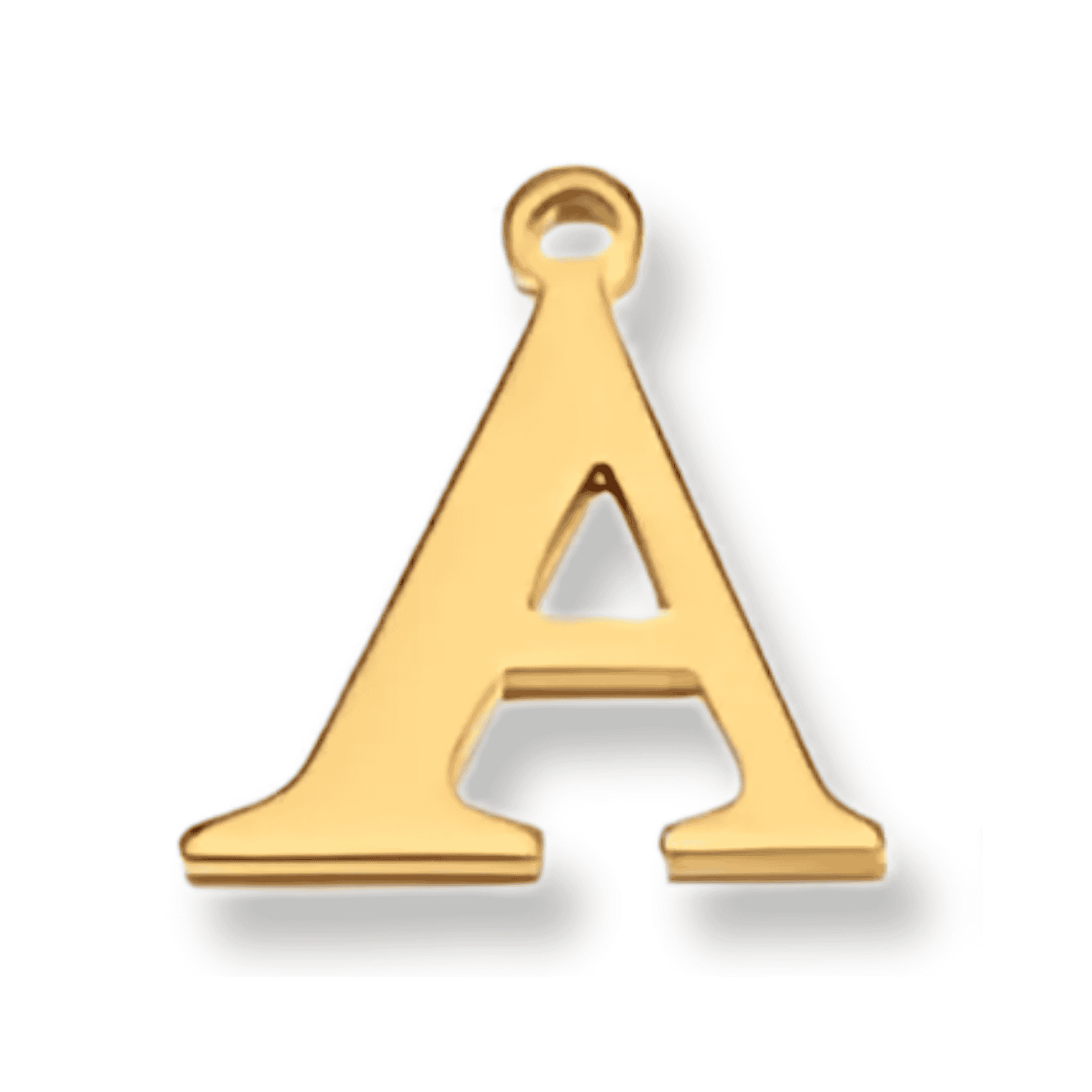 Letter charms (stainless steel)