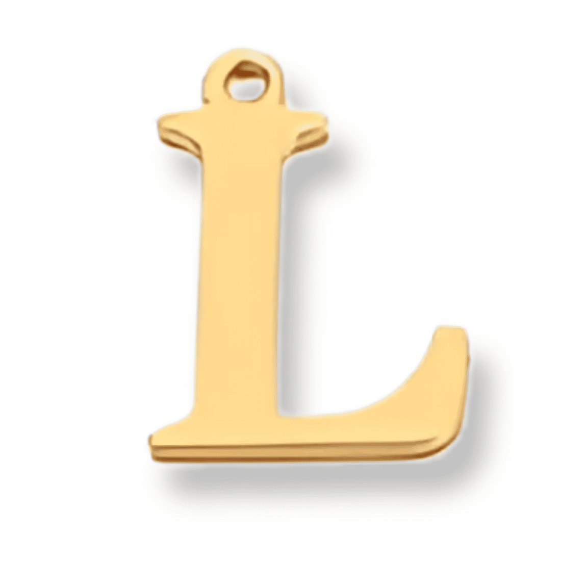 Letter charms (stainless steel)