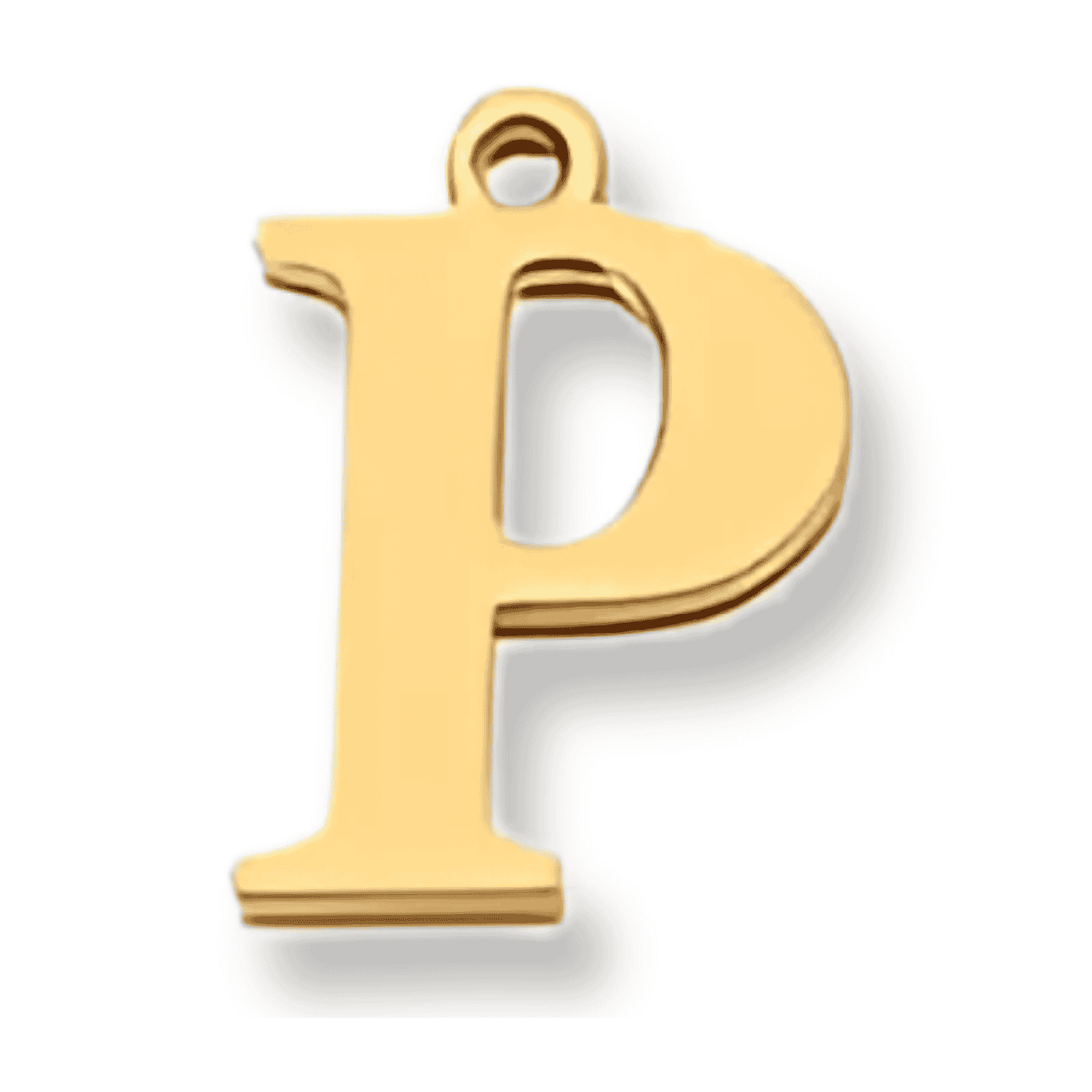 Letter charms (stainless steel)