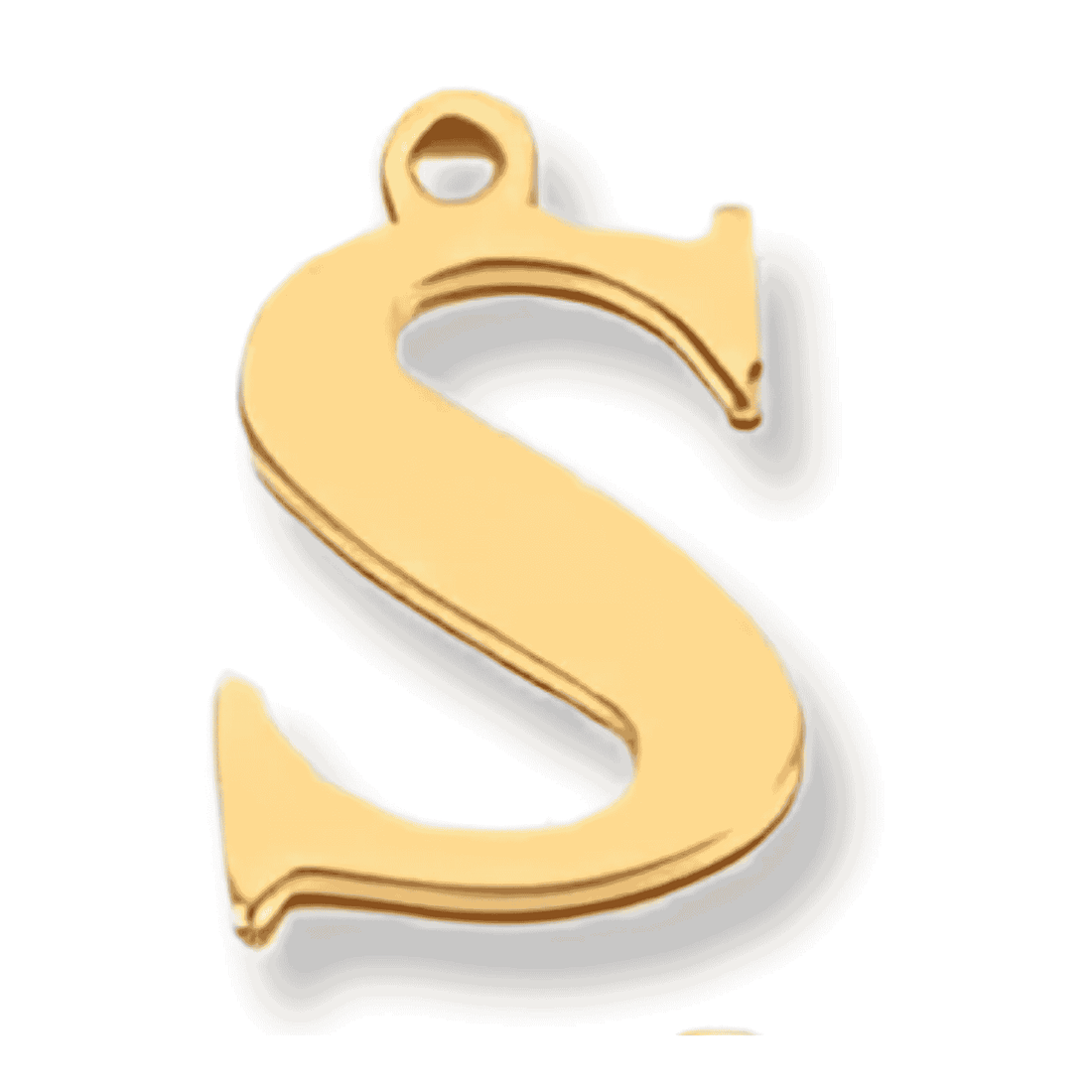 Letter charms (stainless steel)