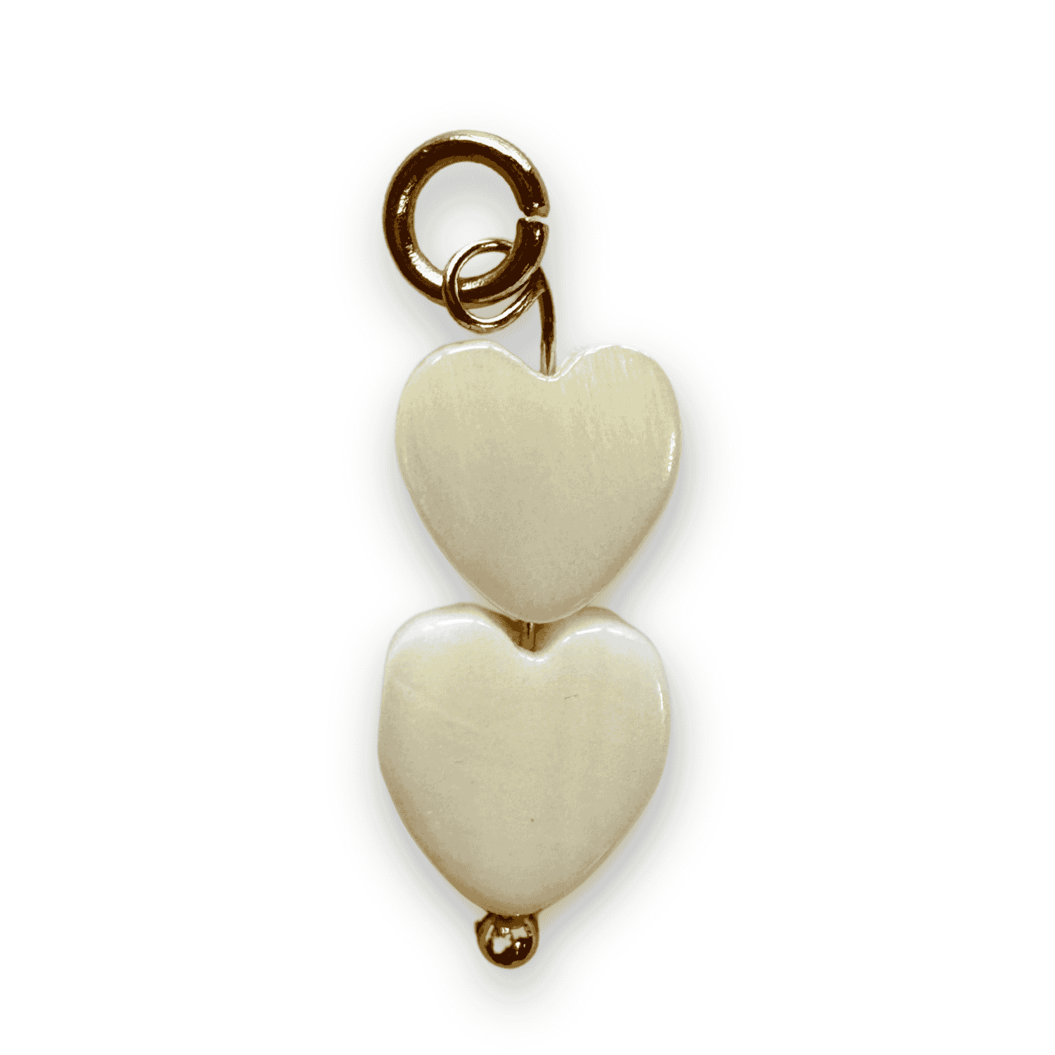 Two white hearts